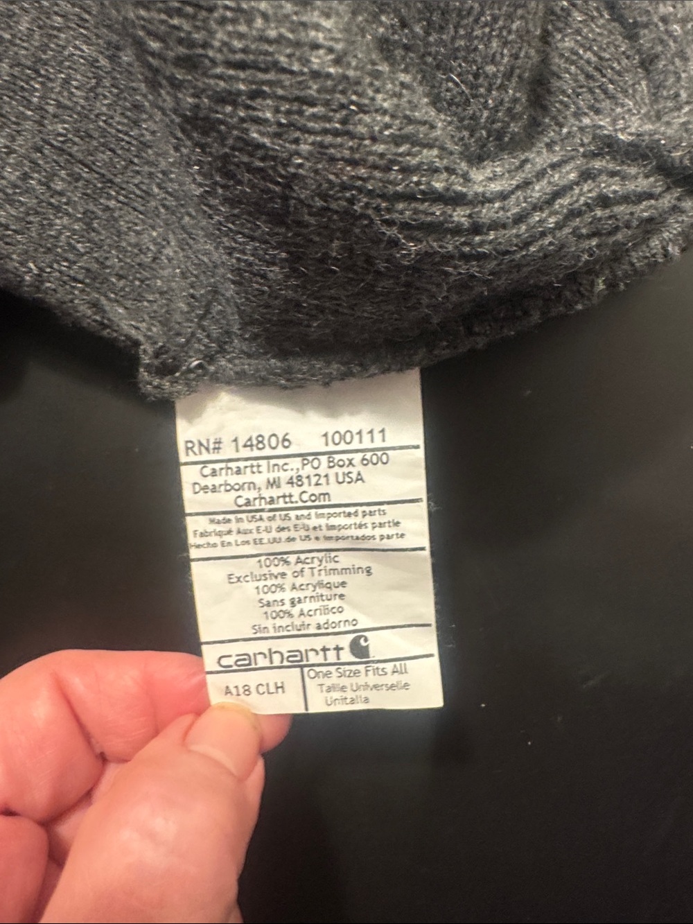 Carhartt Beanie Hat - Picture 3 of 3